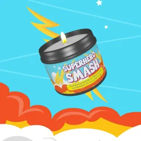 1PC Superhero Smash Scented Candle in Mini Jar