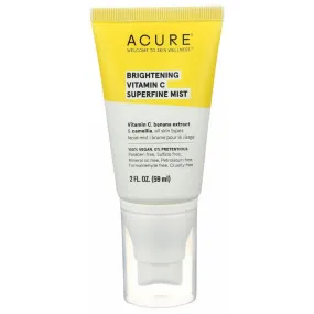 Acure Brightening Vitamin C Superfine Mist, 2 Fo (Case of 2)