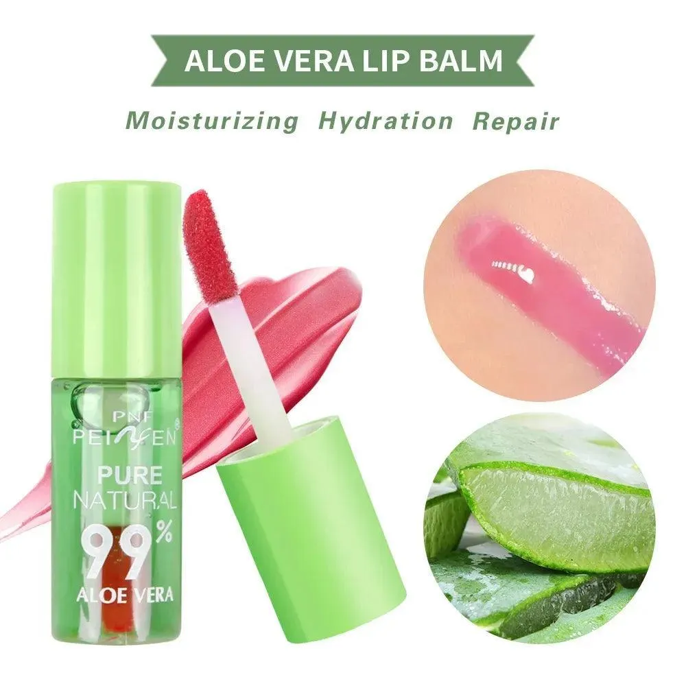 Aloe Vera Lip Balm: Color-Changing Hydrating Lip Delight