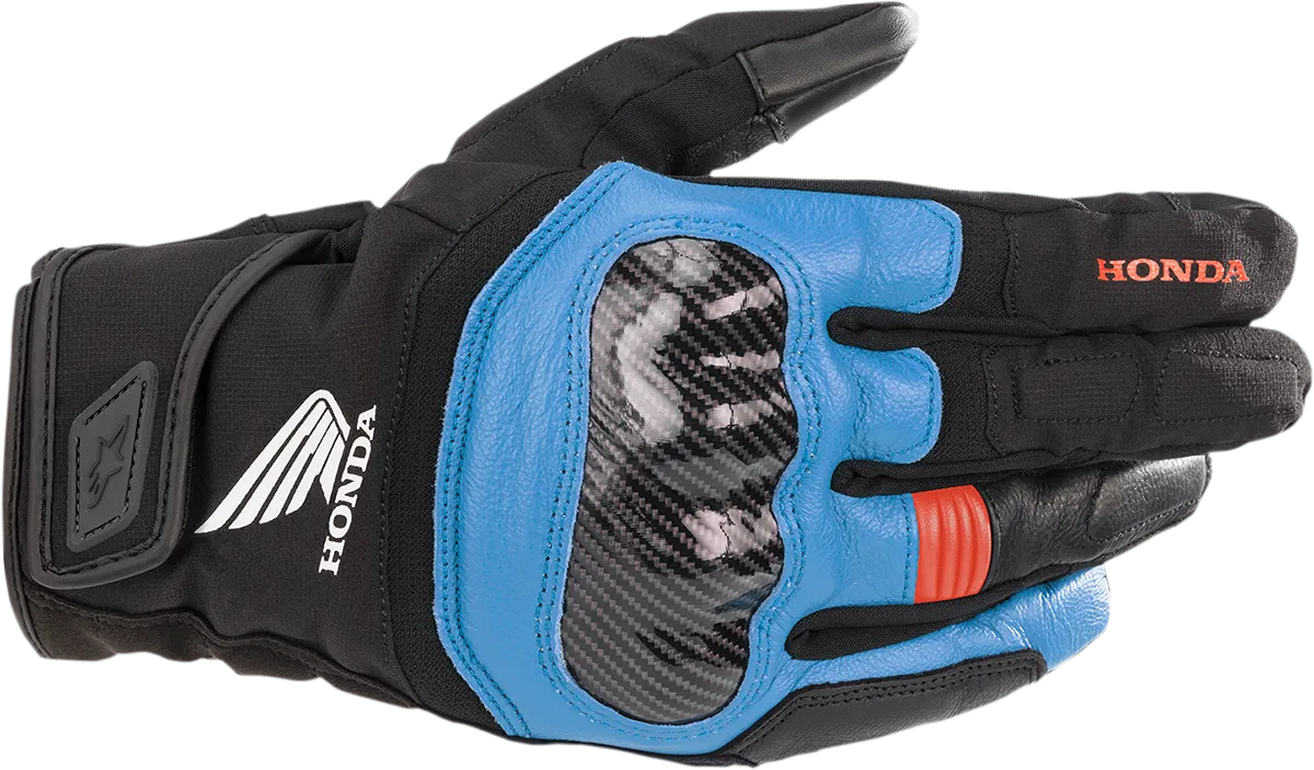 ALPINESTARS SMX-Z Waterproof Honda Gloves - Black/Blue/Red - 2XL 3527321-1737-2X