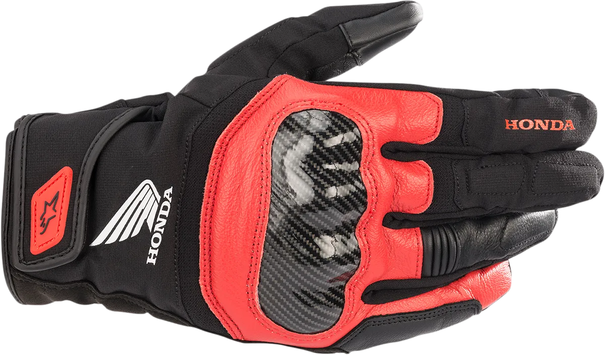 ALPINESTARS SMX-Z Waterproof Honda Gloves - Black/Red - XL 3527321-1303-XL