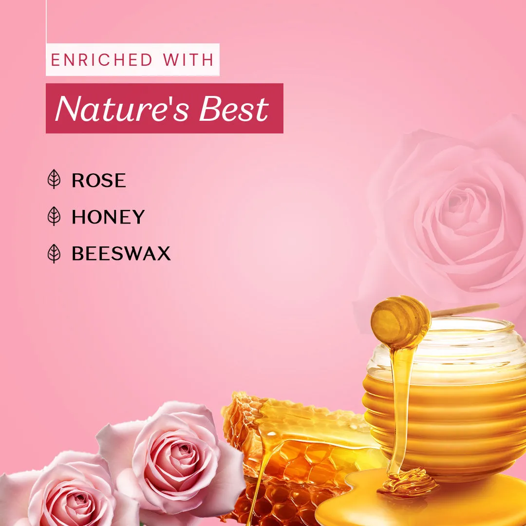 atulya Rose Natural Lip Balm with Bees Wax & Honey 5 Gm