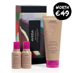 Aveda Cherry Almond Softening Body Care Trio Gift set