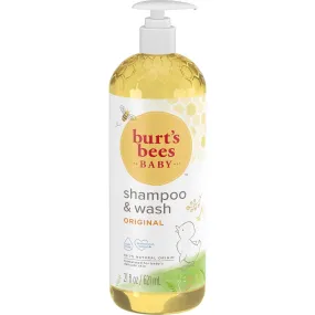 Baby Bee Shampoo and Wash Original by Burts Bees for Kids - 21 oz Shampoo and Body Wash