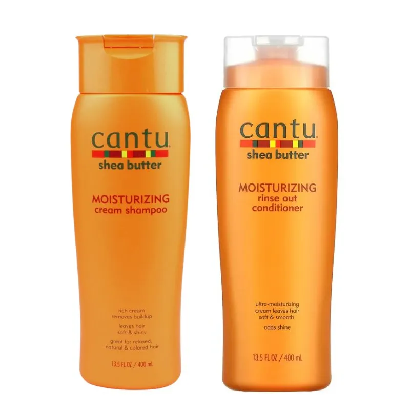 Cantu Shea Butter Moisturizing Shampoo   Conditioner Bundle