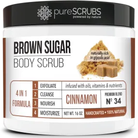 Cinnamon Body Scrub / Brown Sugar / Premium Blend #34