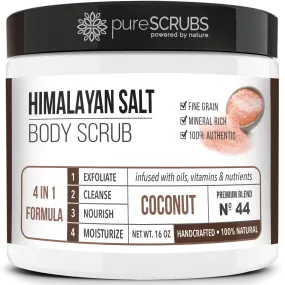 Coconut Body Scrub / Pink Himalayan Salt / Premium Blend #44