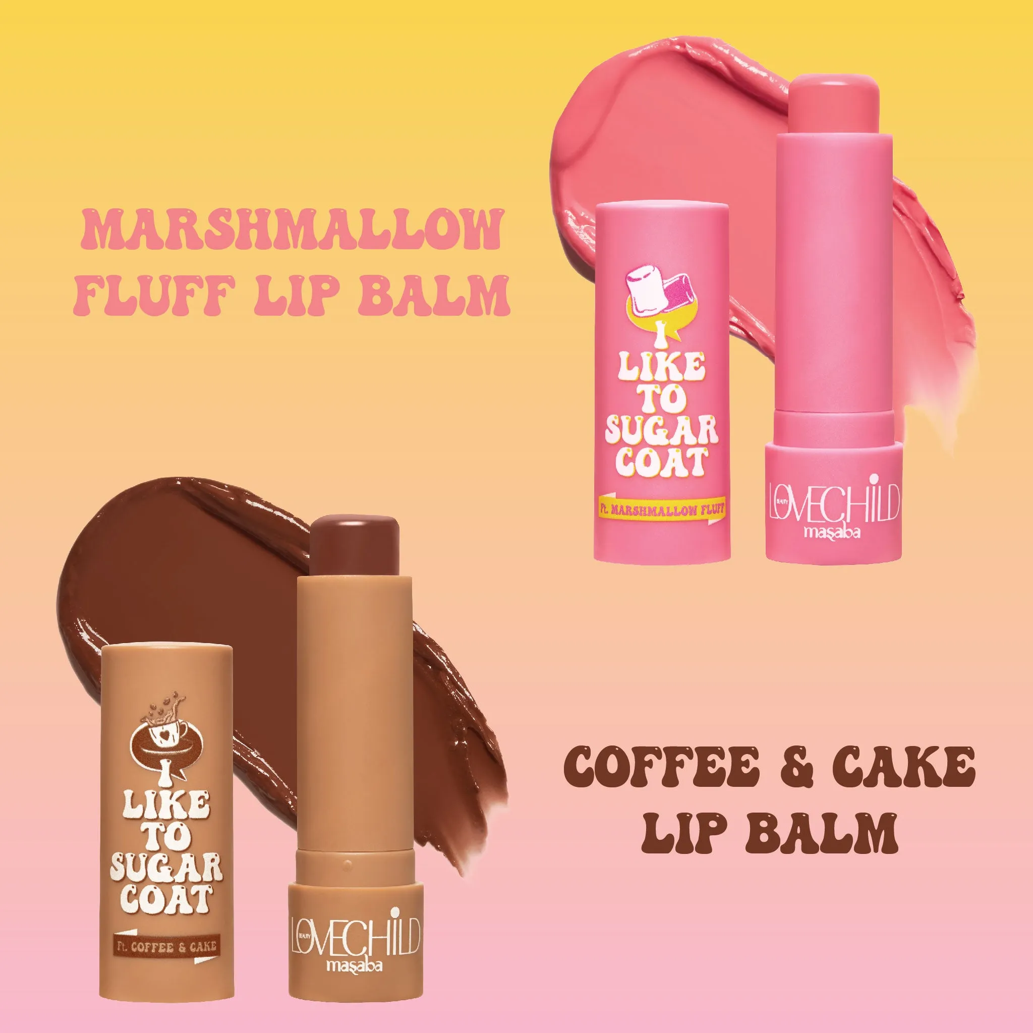 Coffee & Cake- I Like To Sugar Coat  (Brown) Hydrating & Tinted Lip Balm with SPF22