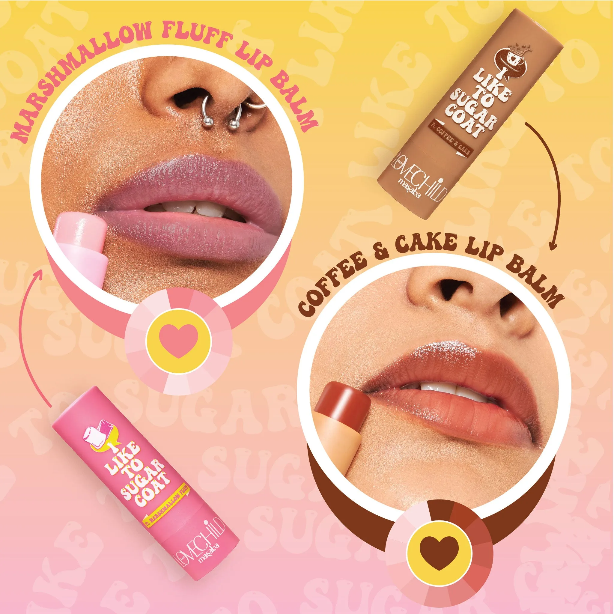 Coffee & Cake- I Like To Sugar Coat  (Brown) Hydrating & Tinted Lip Balm with SPF22