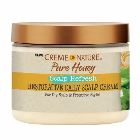 Creme of Nature:Pure Honey Scalp Refresh Restorative Daily Scalp Cream 4.76oz