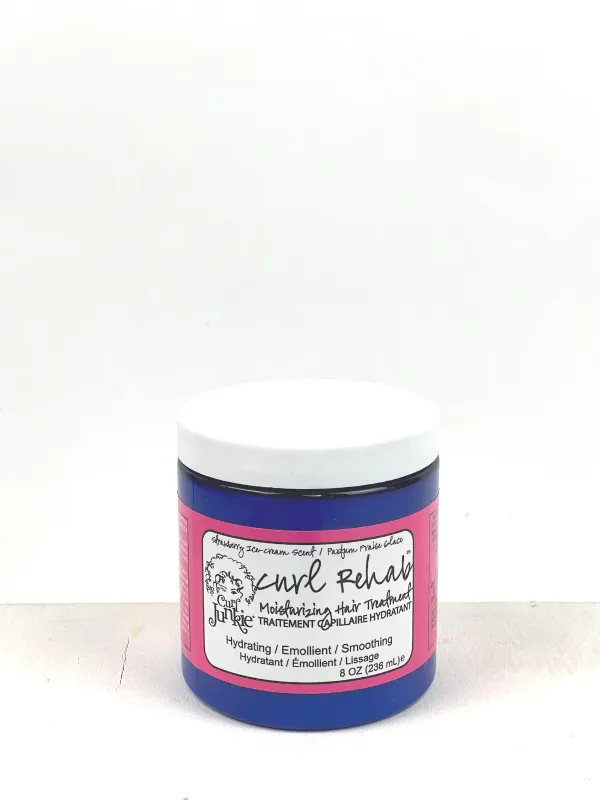 CURL REHAB™ - MOISTURIZING HAIR TREATMENT - Strawberry Ice-Cream Scent | CURL JUNKIE