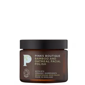 DISCONTINUED Pinks Boutique Bamboo & Oatmeal Facial Polish 60g