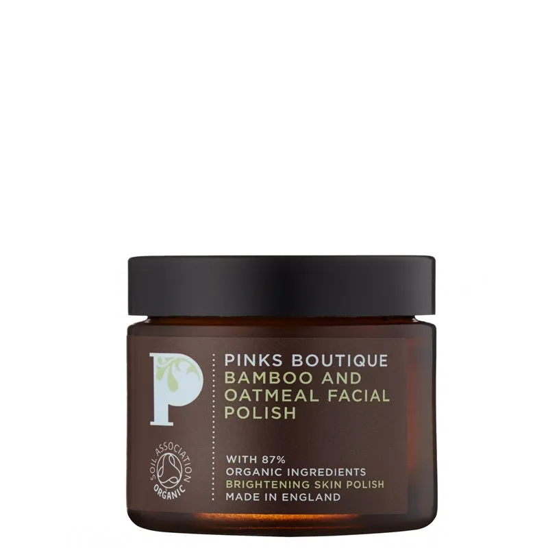 DISCONTINUED Pinks Boutique Bamboo & Oatmeal Facial Polish 60g