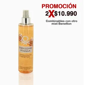 Energizing Pitanga Mist Colonia 250ML EDT Mujer  Benetton