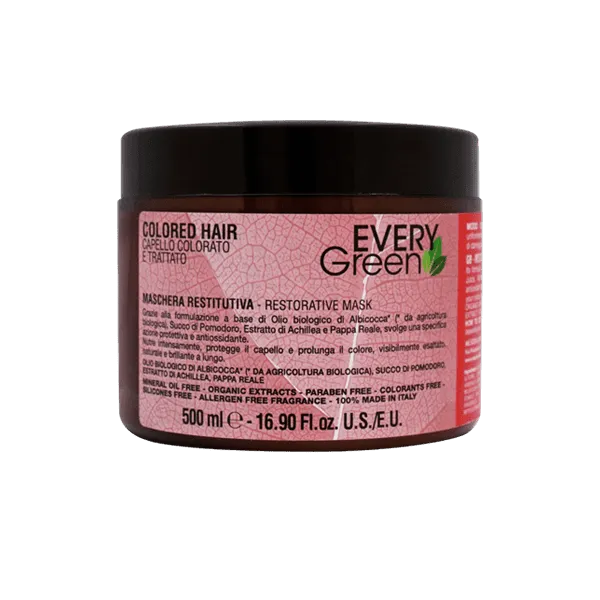 EVERY GREEN COLORED HAIR RESTORATIVE HAIR MASK 500ML