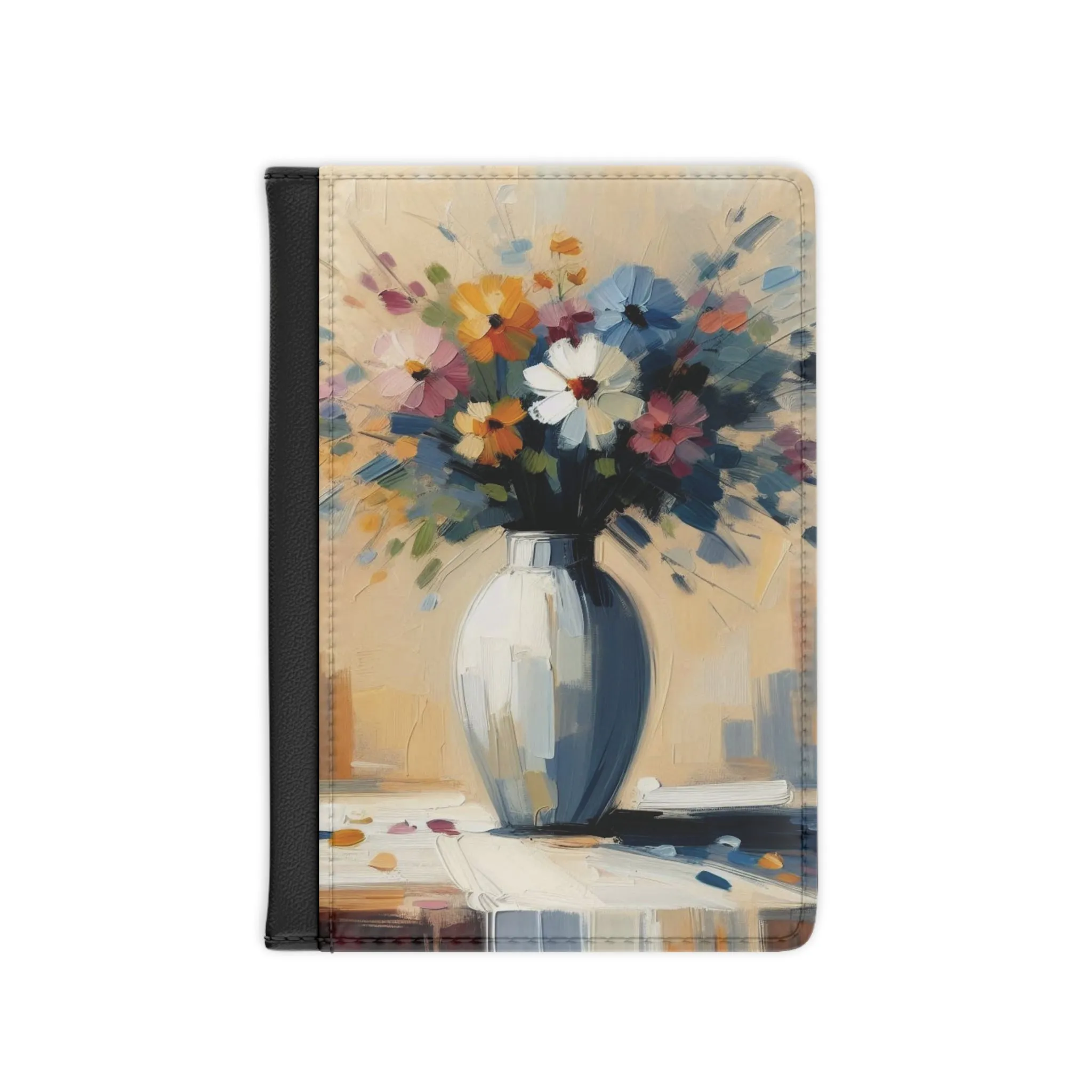 Flowers in a vase in pastel tones Passport Cover