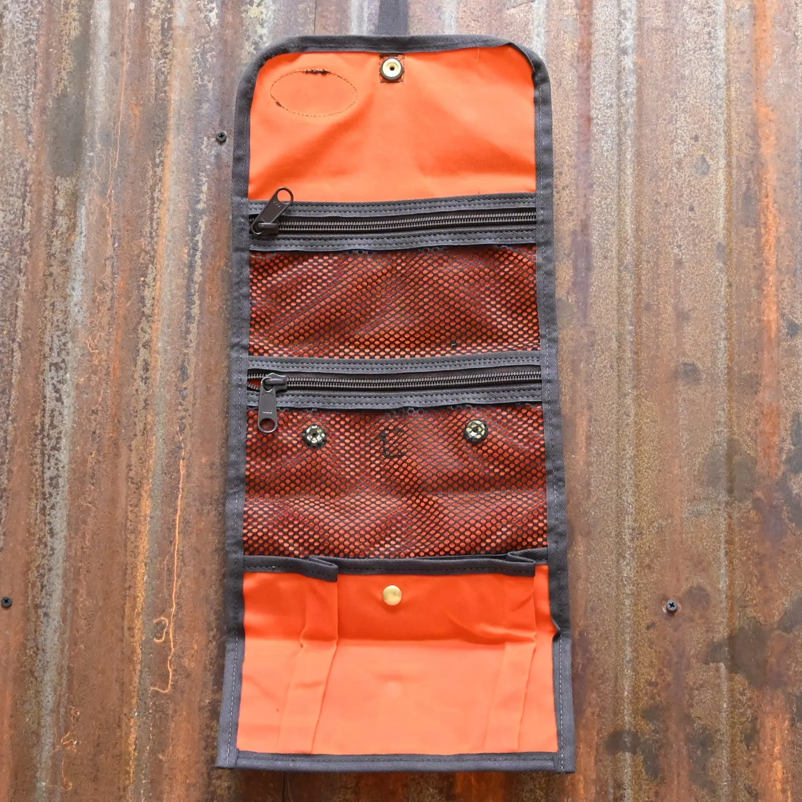 Frost River Roll Up Travel Kit in Orange