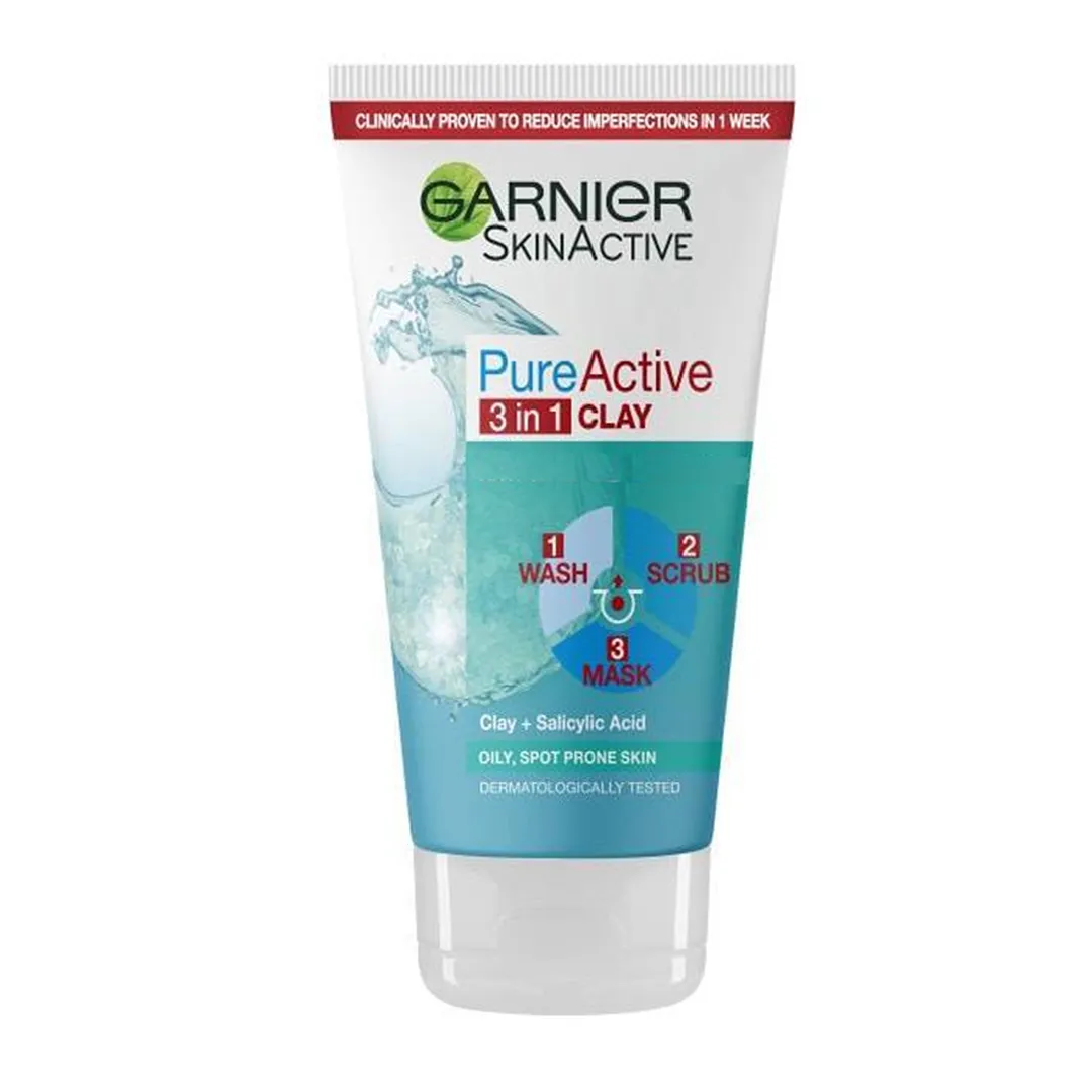 Garnier Pure Active 3 in 1 Clay, 150ml