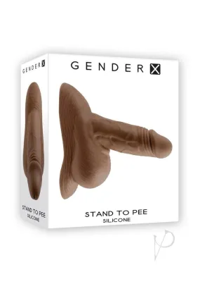 Gender X Silicone Stand To Pee Dark