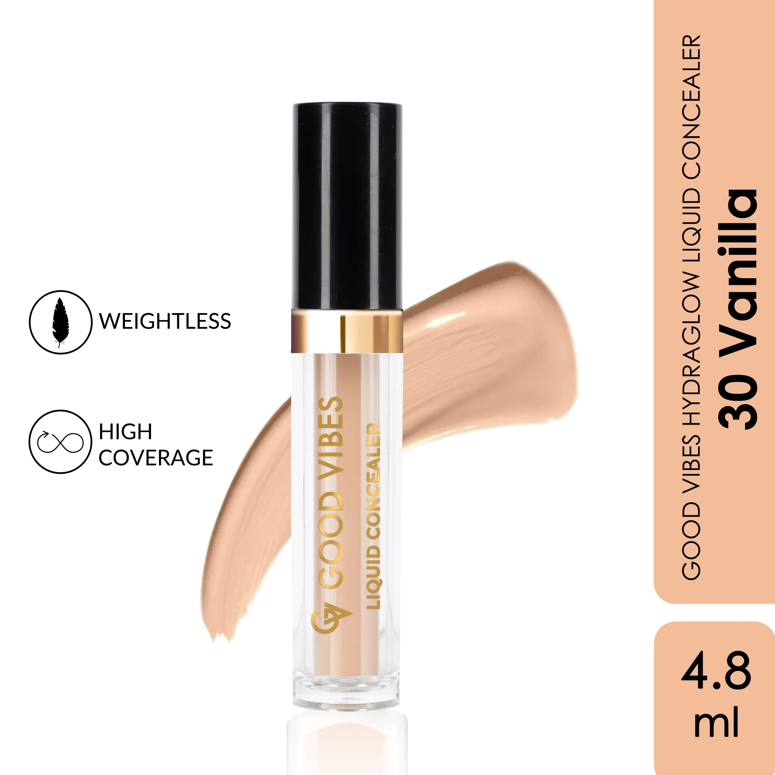 Good Vibes HydraGlow Liquid Concealer - Vanilla 30 (4.8ml)