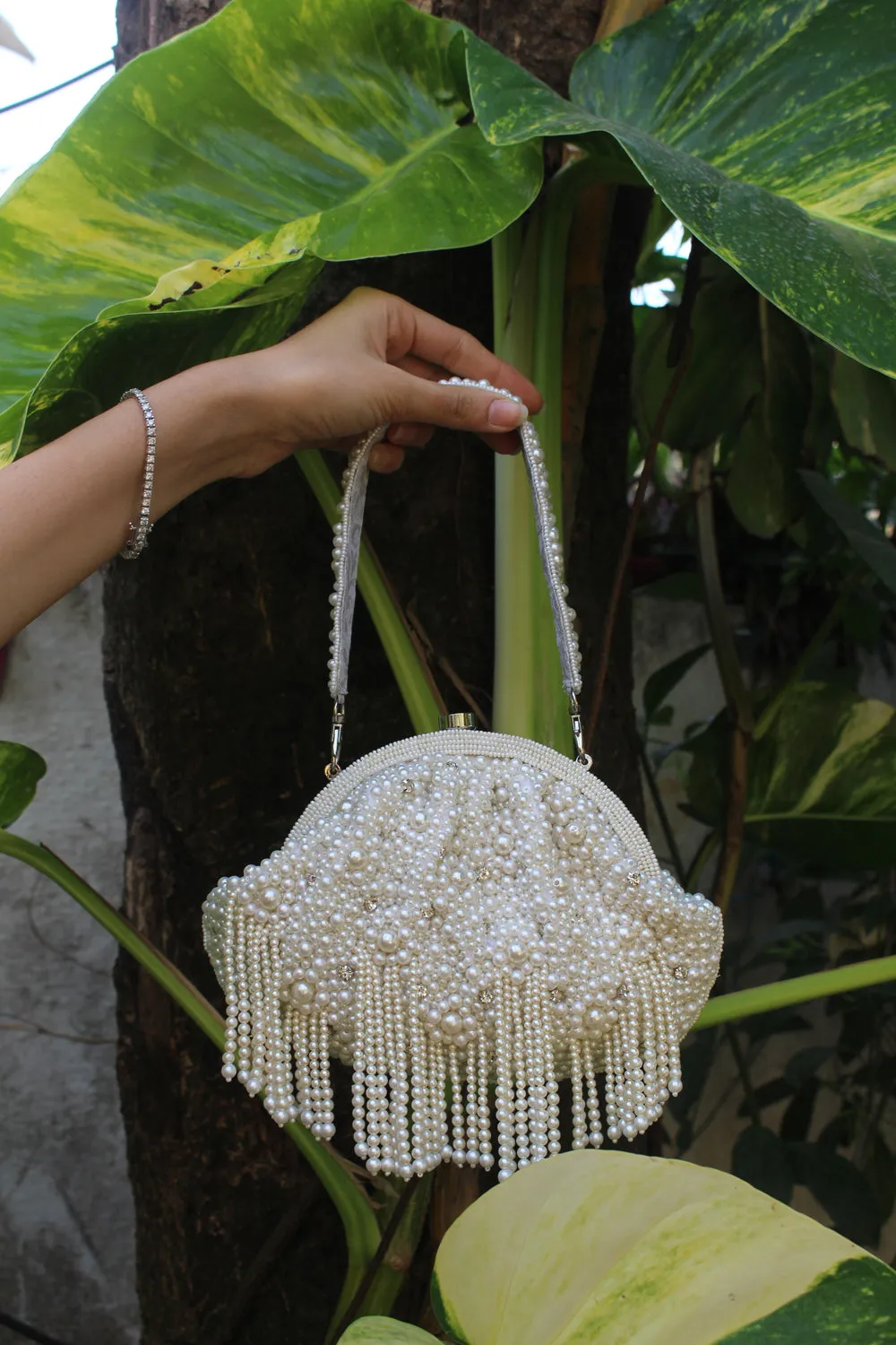 Ivory Pearl Tassels