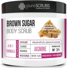 Jasmine Body Scrub / Brown Sugar / Premium Blend #31