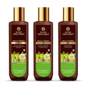 Khadi Organique Amla & Bhringraj Anti-Hair Fall Combo