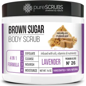 Lavender Body Scrub / Brown Sugar / Premium Blend #26