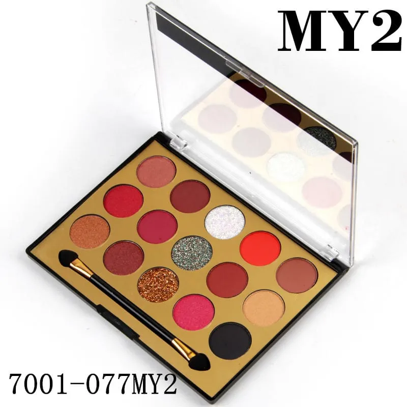 Miss Rose 15 Colours Eyeshadows Kit