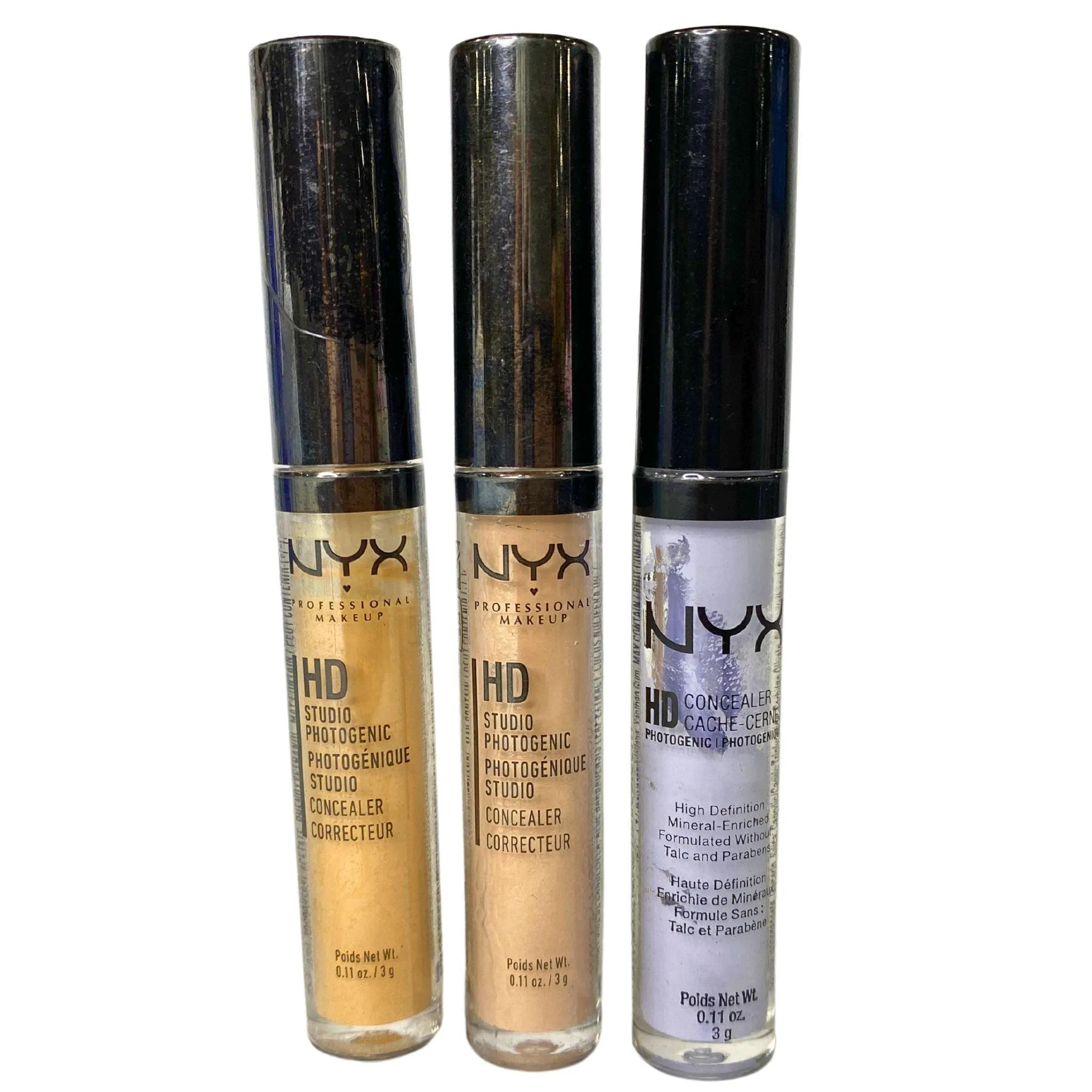 NYX HD Studio Photogenic Concealer 0.11OZ (75 Pcs Lot)