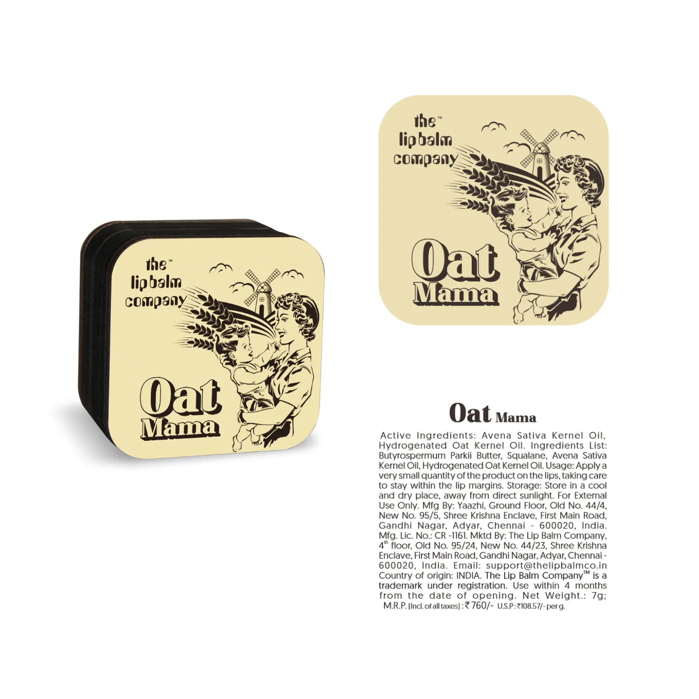 Oat Mama Lip Balm 7g