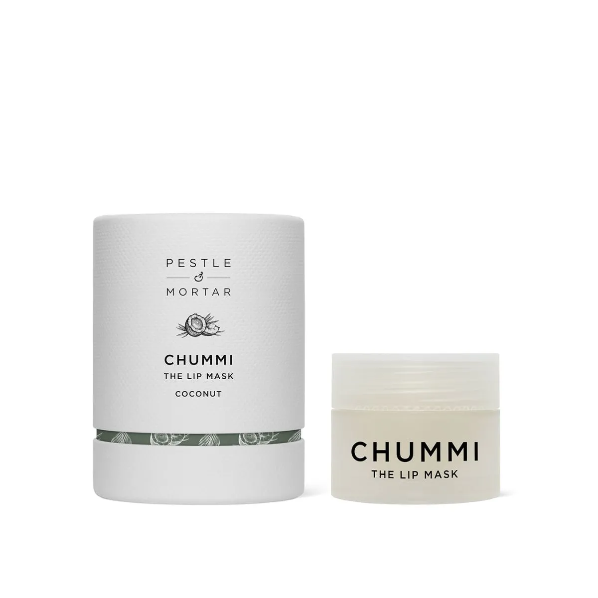 Pestle & Mortar Chummi Lip Mask - Coconut 20g