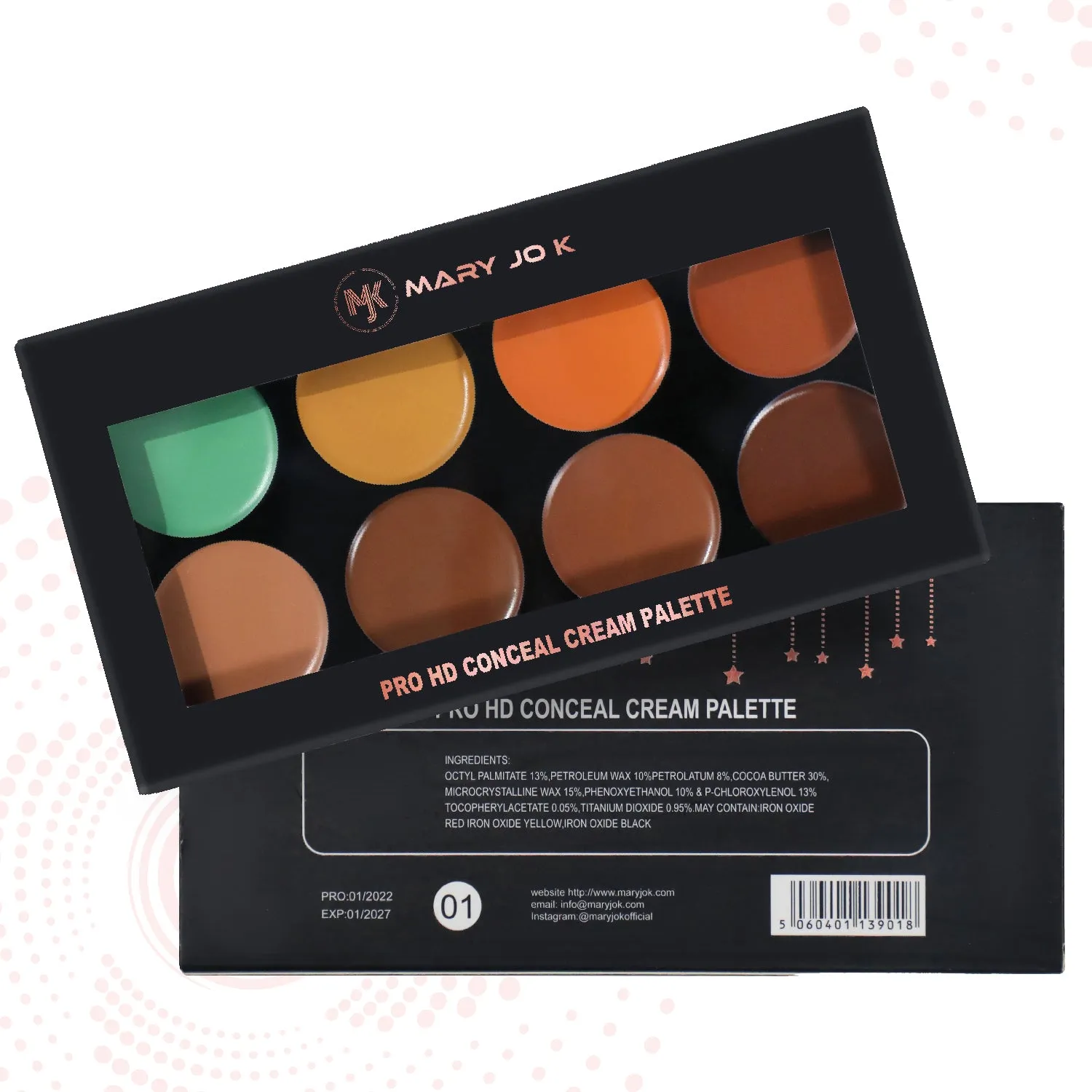 Pro HD Conceal Cream Palette