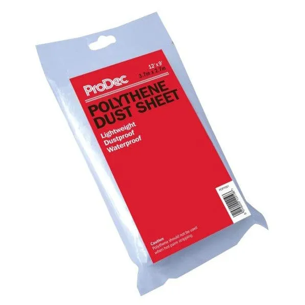 ProDec 12' x 9' Polythene Dust Sheet