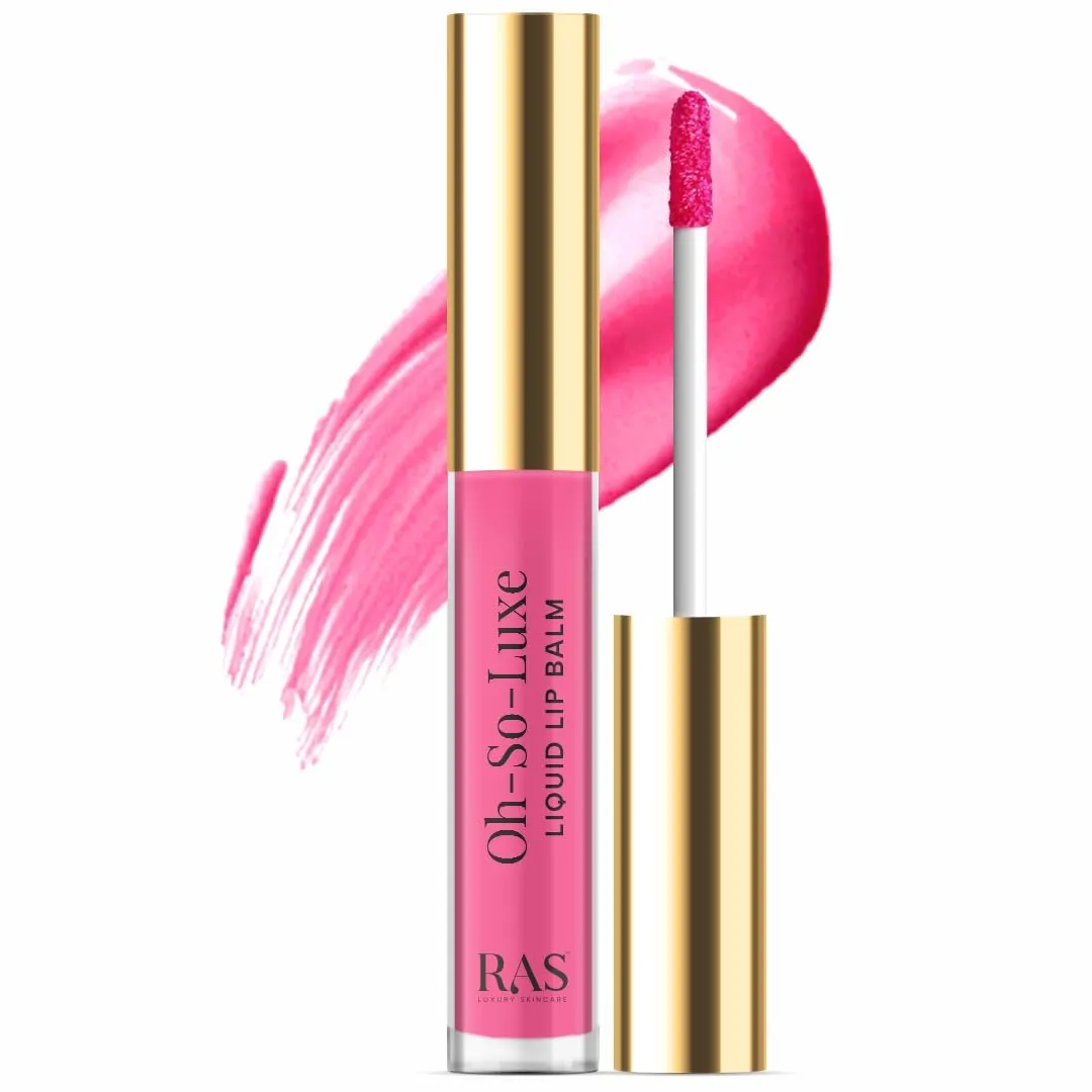 RAS Luxury Oils Oh-So-Luxe Lip and Cheek Tint Balm 3.2ml | Enriched With Natural Butters, Oils & Glycerin | Provides Moisture, Nourishment, Intense Lip Colour, Perfect Pink | Cruelty Free & Vegan