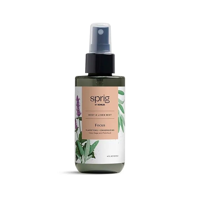 Sprig by Kohler Body & Linen Mist, Focus, 4 fl oz