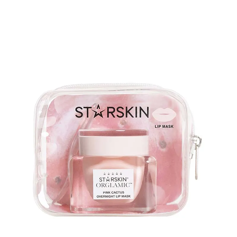 STARSKIN Orglamic Pink Cactus Overnight Lip Mask