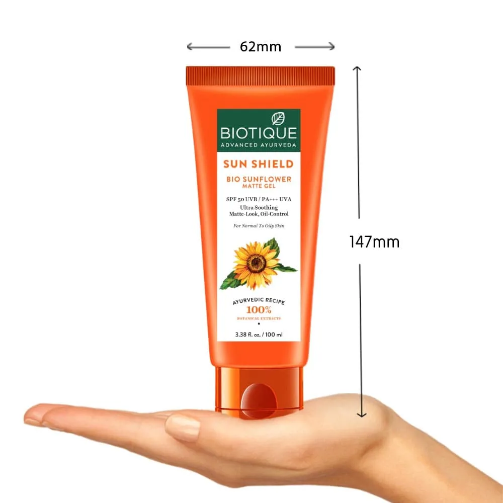 Sun Shield Bio SunFlower Matte Ultra Soothing Body Lotion 100ml