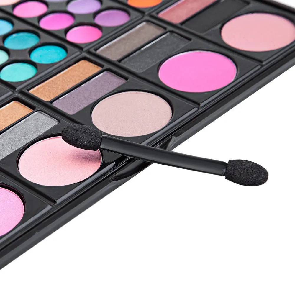 Vibrant 78-Color Eyeshadow Palette with Matte and Shimmer Finishes