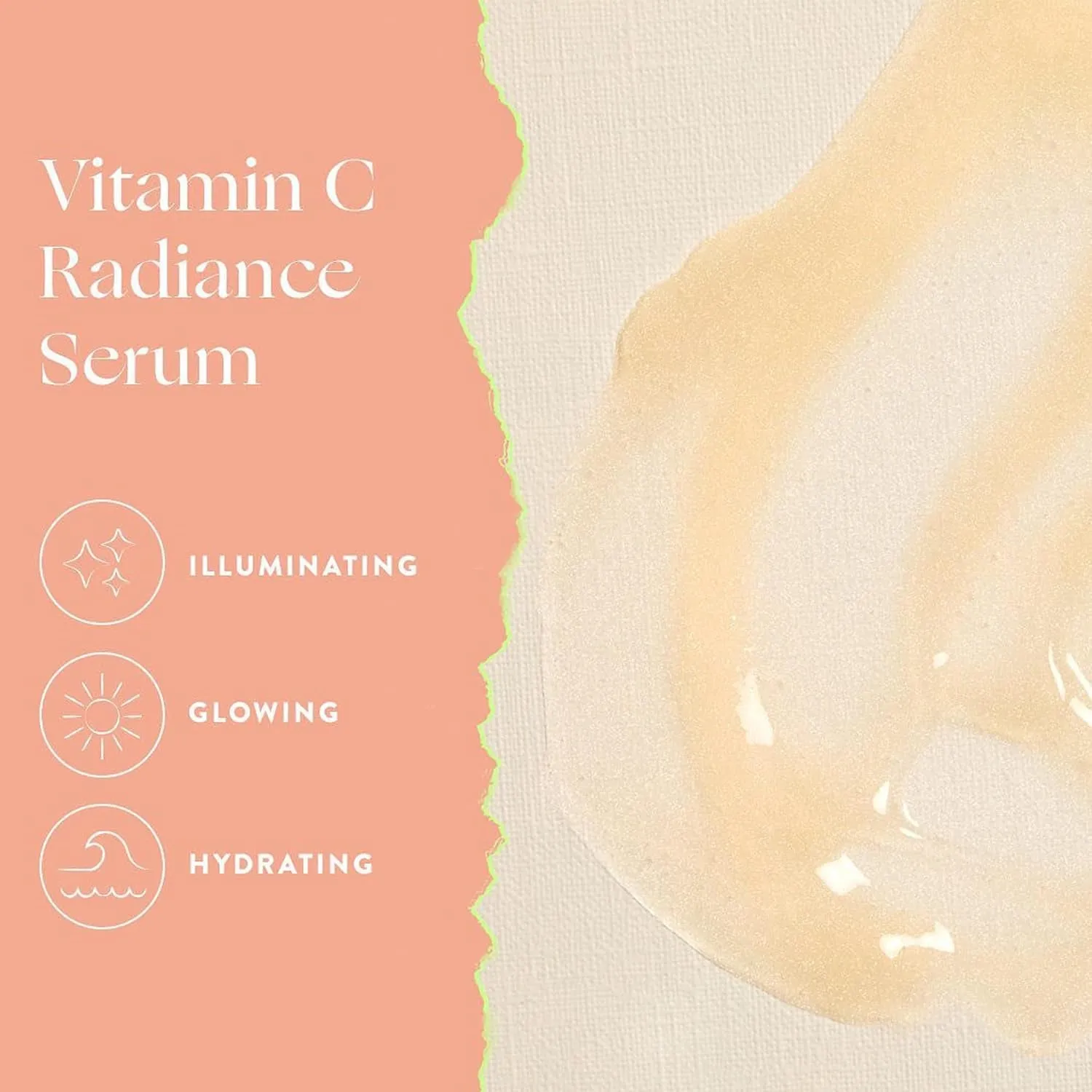 Vitamin C Radiance Brightening Serum | Improves Skin Tone   Complexion | Vitamin C, Pearl, Hyaluronic Acid | EWG Verified   Cruelty Free | 1 Fl Oz