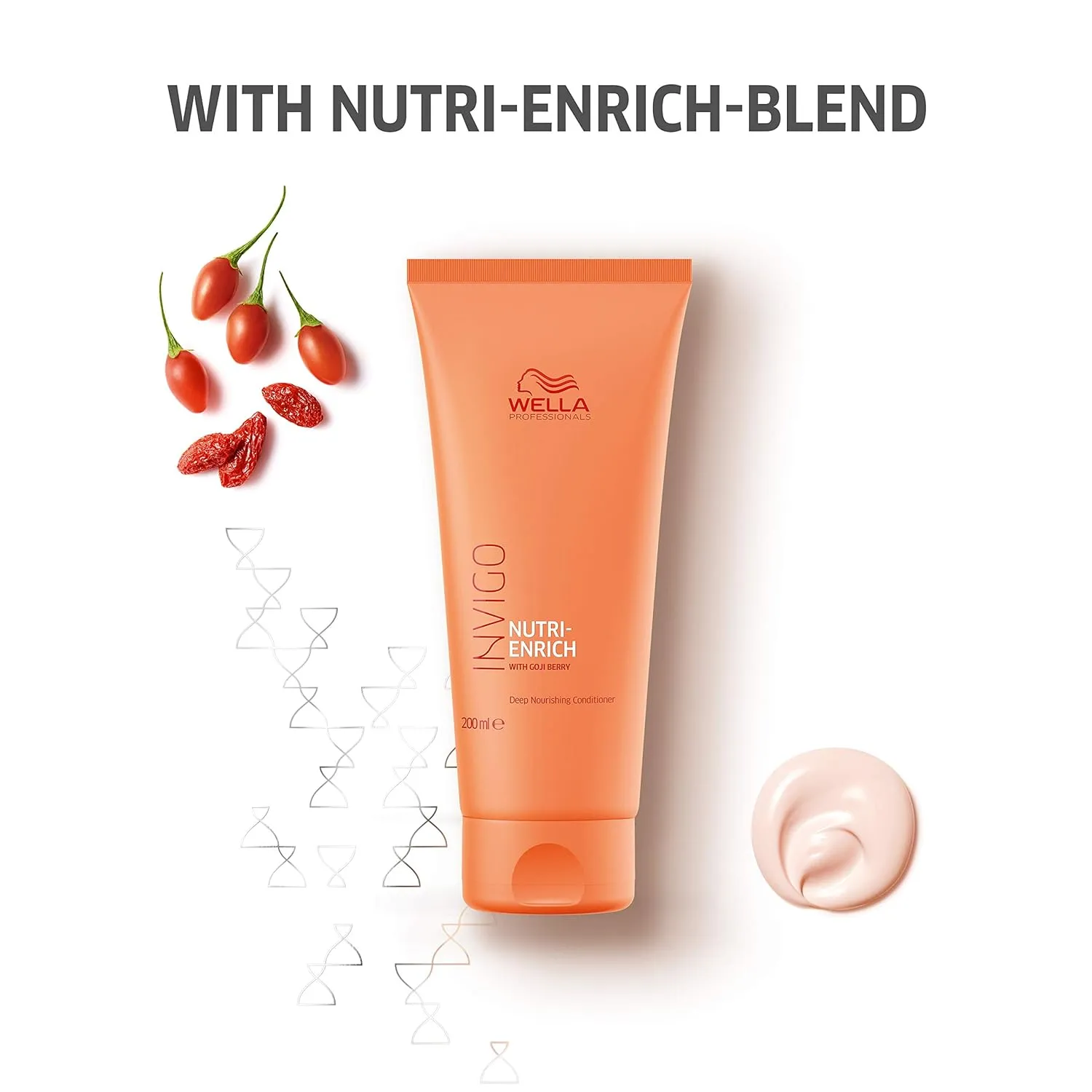 Wella Professionals INVIGO Nutri Enrich Deep Nourishing Shampoo 250ml and Conditioner 200ml duo for Dry And Damaged Hair