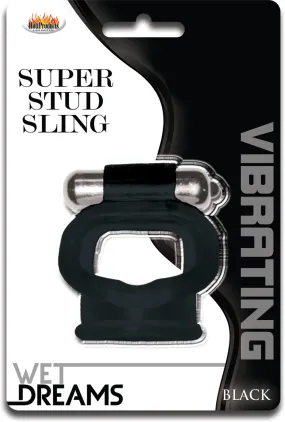 Wet Dreams Super Stud Sling Black