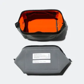 Wired Pouch - Light Grey/Orange